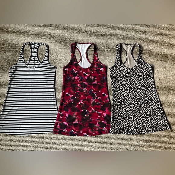 Lulu racerback 3 tank tops size 4 - Picture 1 of 2